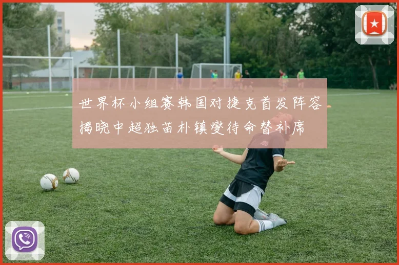 世界杯小组赛韩国对捷克首发阵容揭晓中超独苗朴镇燮待命替补席